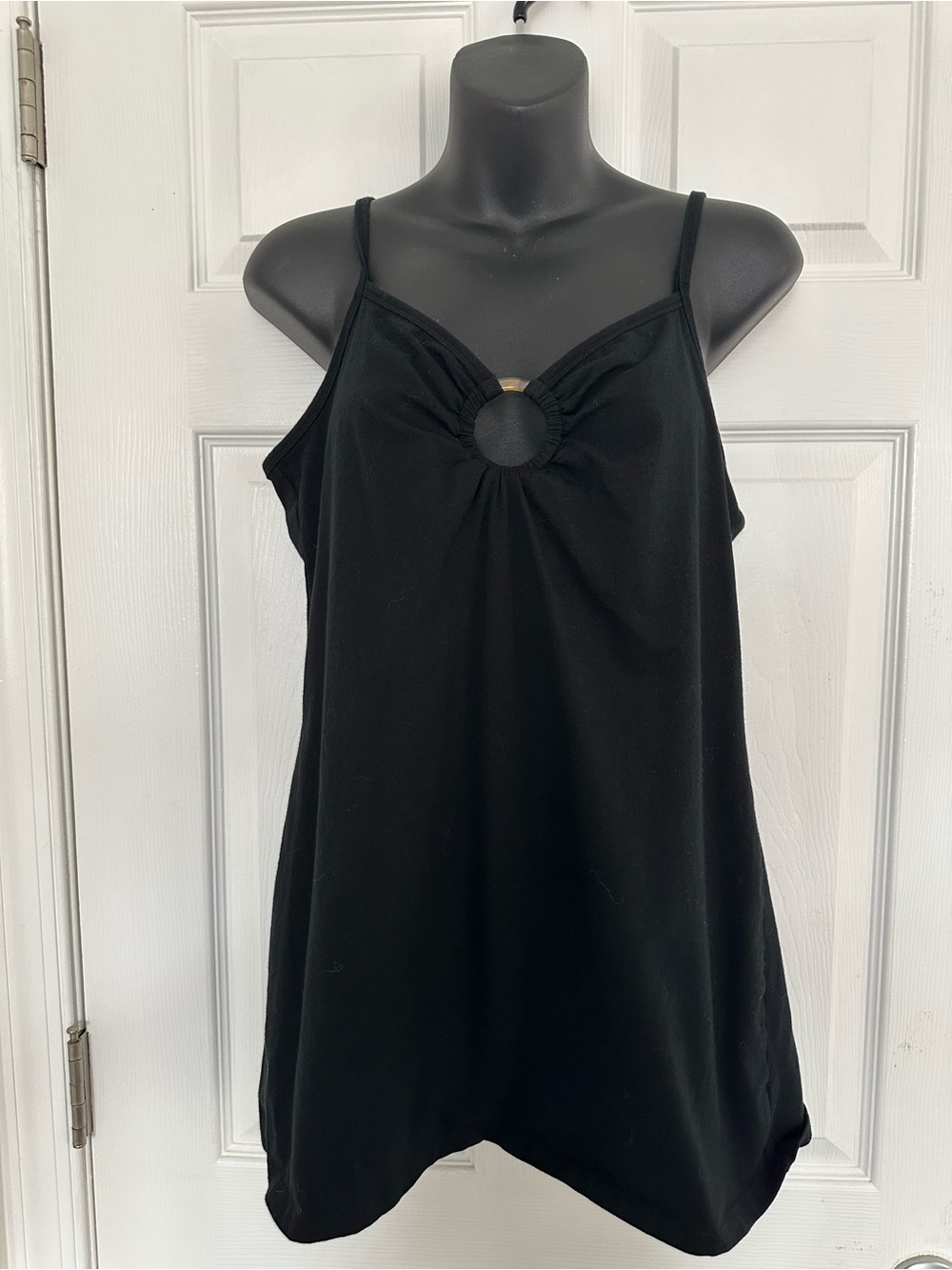 torrid Black Ring-Accent Slip Cami